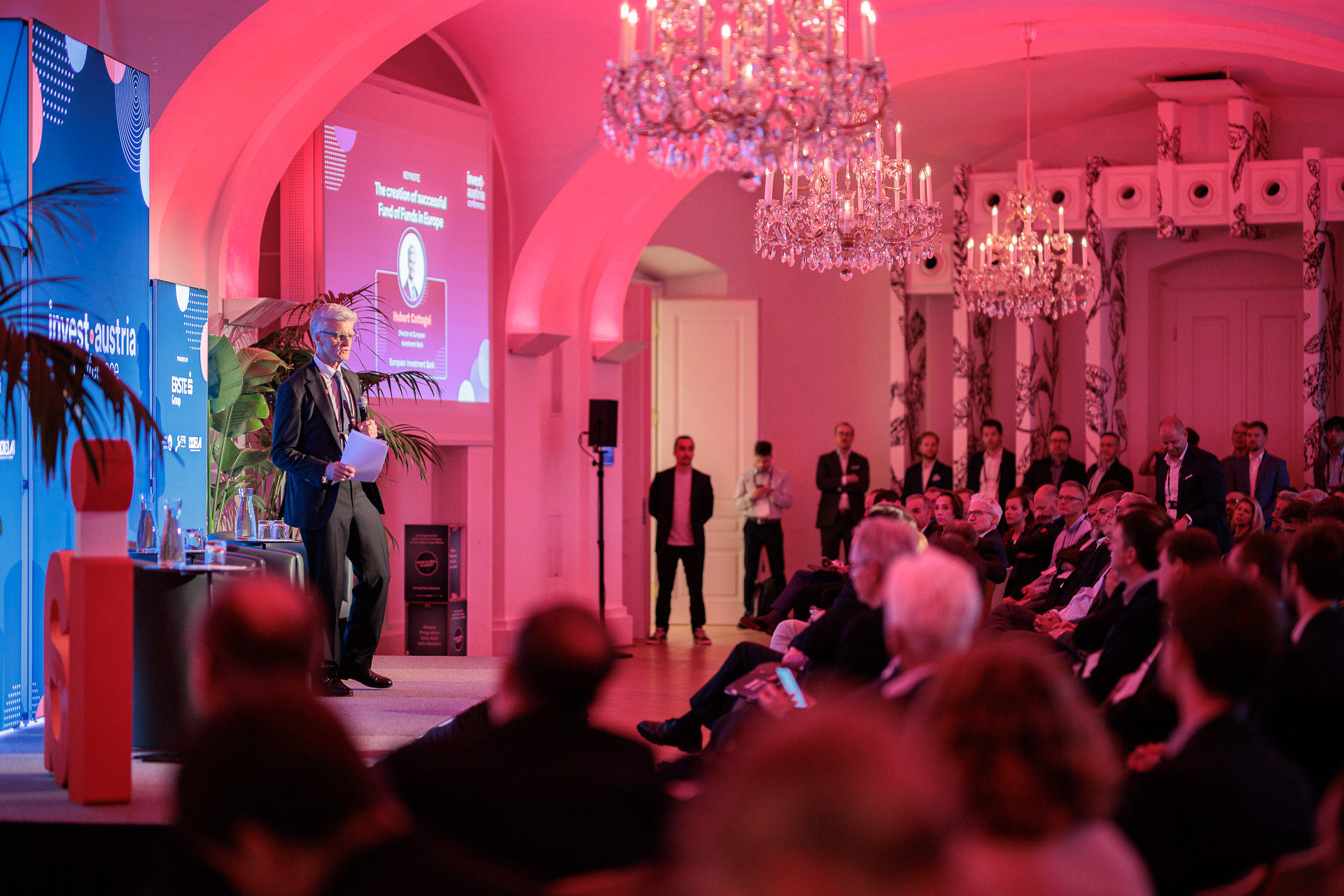 Conference moment at invest.austria